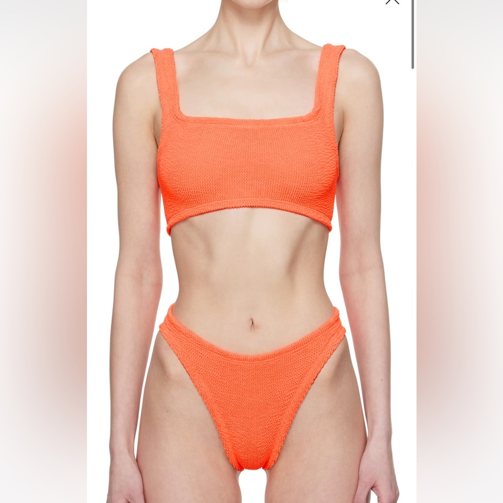 NWT Hunza G Xandra Orange Set